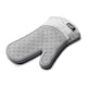 image 1 of Steam Stop™ Silicone Single Oven Glove, Gingham Grey | French Grey