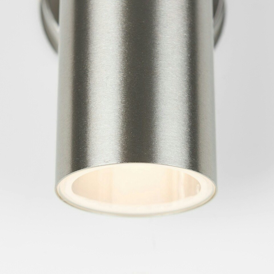 image 1 of ValueLights Up Down Pair of Stainless Steel Outdoor Wall-Up Down Light