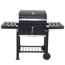 Living and Home Carbon Steel BBQ Cooker Grill Mobile Stove Cooker