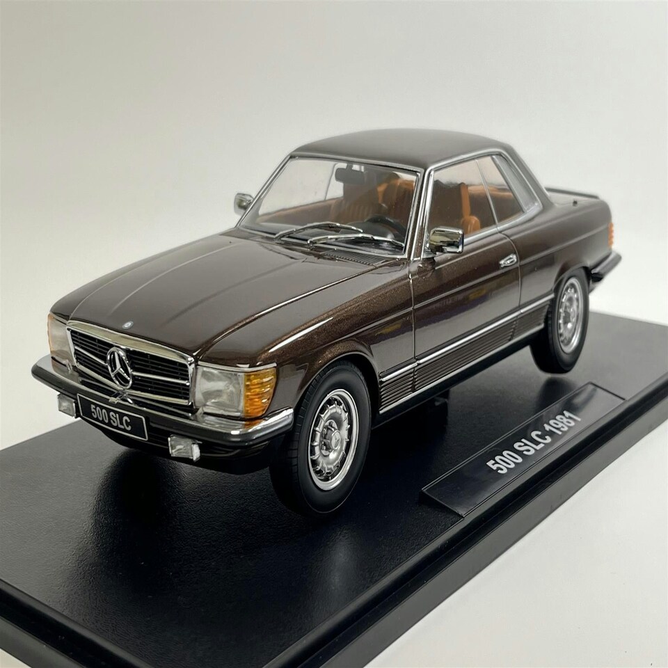 image 1 of Mercedes 500 SLC C107 1981 Brown Metallic 1:18 Scale KK Scale 180851