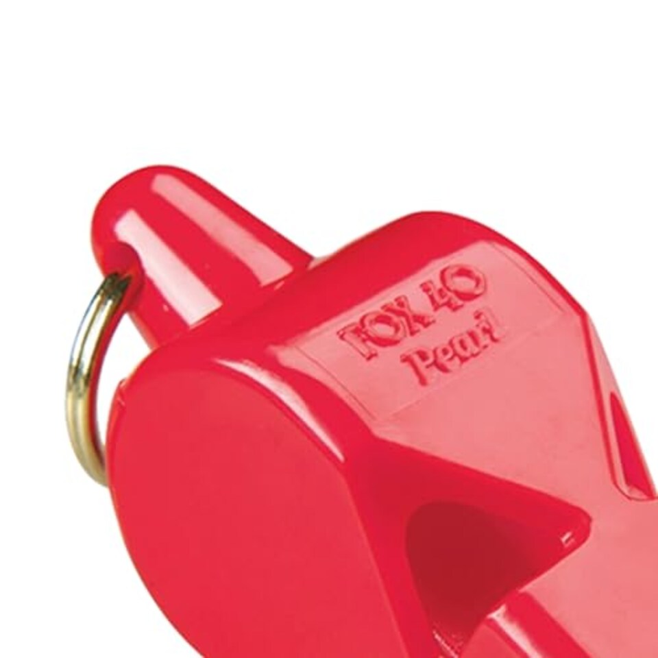 image 1 of Fox 40 Pearl Whistle With Wrist Lanyard Blue, One Size, K-Rey-Fxw105R