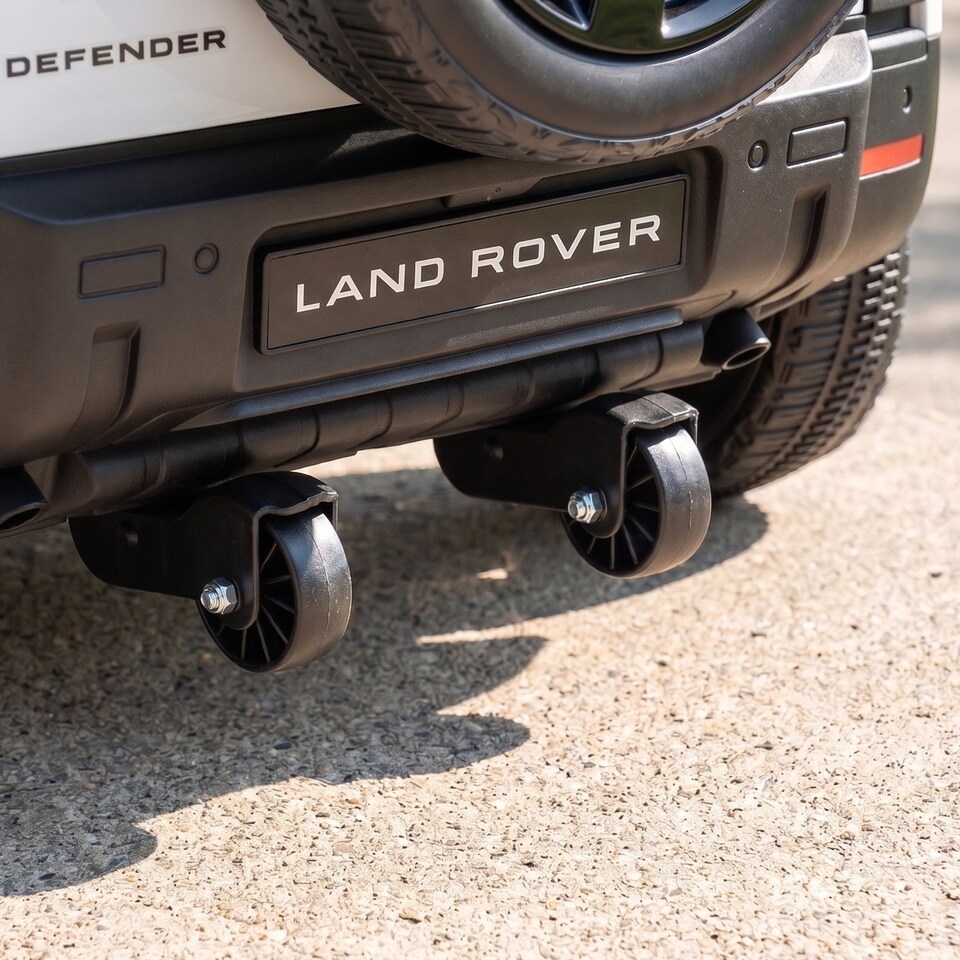 image 1 of AIYAPLAY Land Rover Defender Licensed 12V Kids Ride on Car w/ Remote