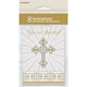 image 1 of Pack of 8 Gold & Silver Radiant Cross Invitations