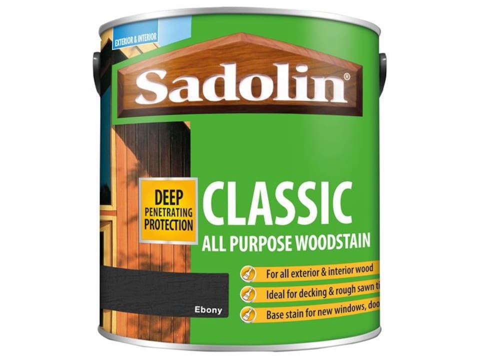 image 1 of Sadolin Classic Wood Protection Ebony 1 Litre