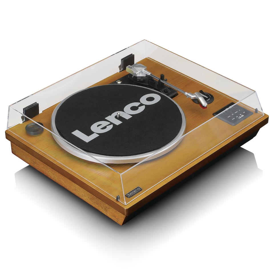 image 1 of LENCO LS-55WA UK - Turntable with Bluetooth, USB MP3 encoder, speakers - Wood