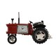 image 1 of Wm Widdop Miniature Clock Tractor Red & Black Roman Dial Red | Black
