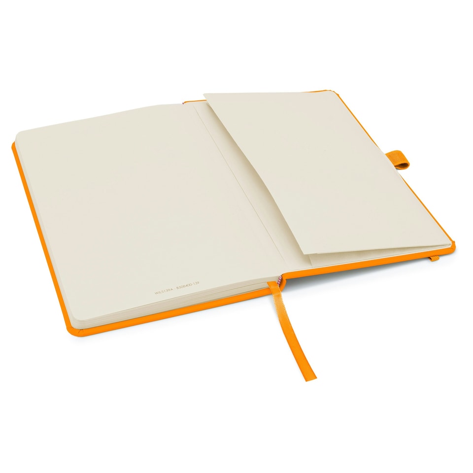 image 1 of Notes London A5 Wilson Lined Page Notebook Neon Orange