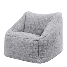 icon Kids Teddy Bear Armchair Bean Bag Grey Childrens Bean Bags Grey | Gr