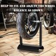 image 5 of DURHAND Motorcycle Bicycle Wheel Lifting Balance Stand, Motorbike Portable Stand, Rotating Adjustment Wheel