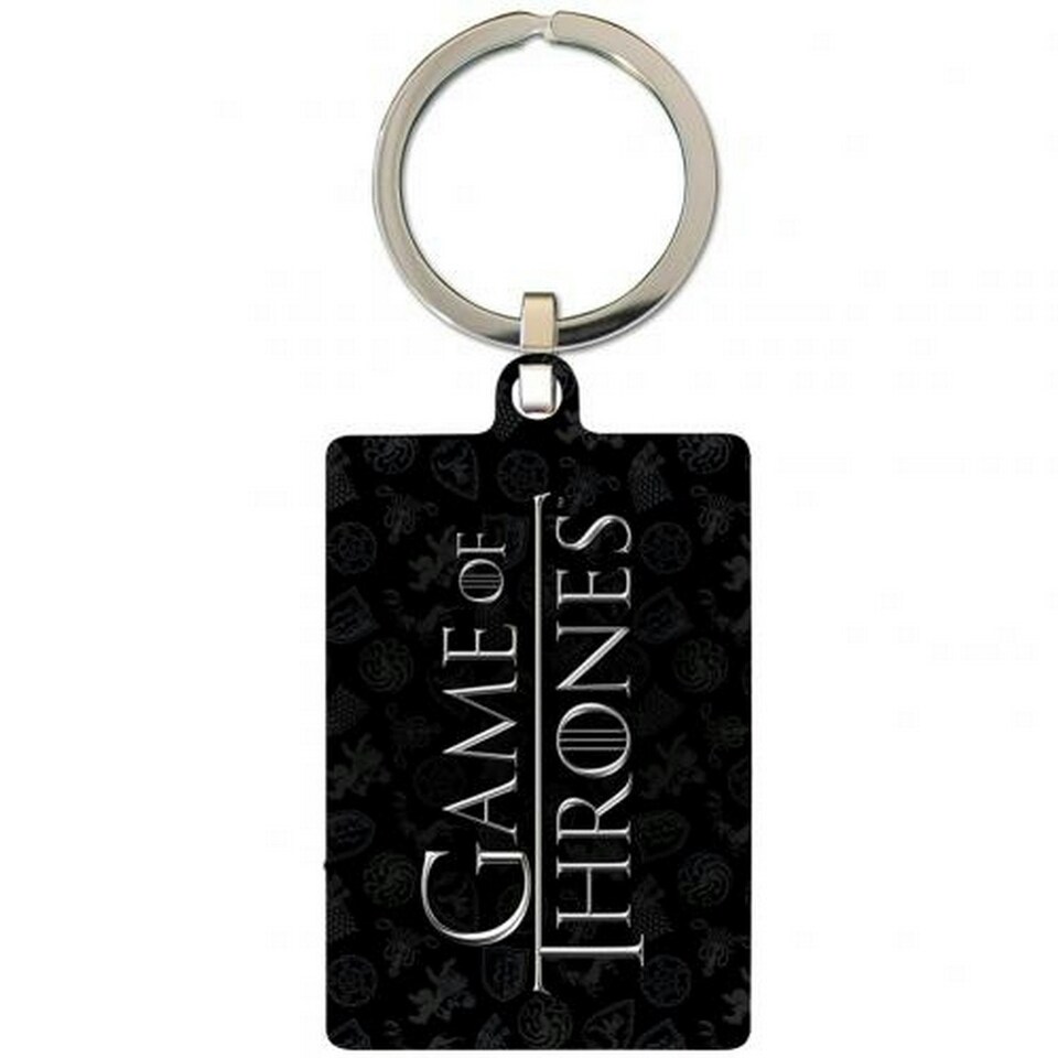 image 1 of Game Of Thrones Lannister Metal Keyring - Red - One Size