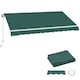image 6 of Outsunny Replacement Canopy for 3 x 2.5 m Awning (Fabric Only), Green Cream | Cream