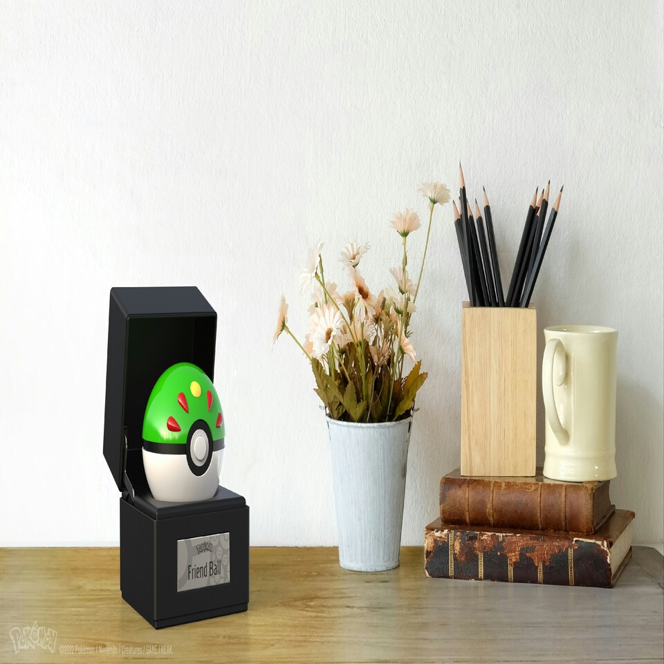 image 1 of Pokémon Die-Cast Friend Ball Replica | Green