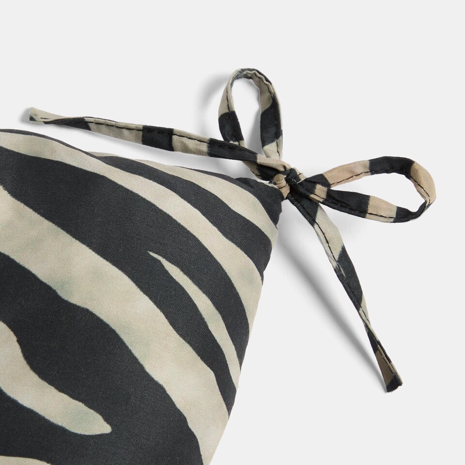 image 1 of OHS 2 x Animal Print Garden Seat Pads Outdoor Chair Cushions
