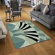 image 2 of Green Geo Arches (Rug) Green | Medium: 80x150cm