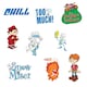 image 3 of The Year Without A Santa Claus Deluxe Stickers (Pack of 100) - Multicoloured - One Size