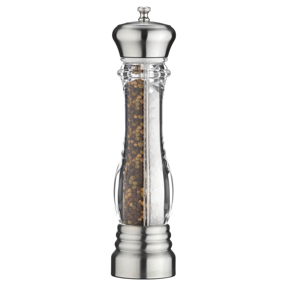 image 1 of Grunwerg Gmill Salt and Pepper Double Mill, Stainless Steel, 30cm