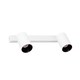 image 1 of Stan Wall Ceiling Lamp White 2x GU10