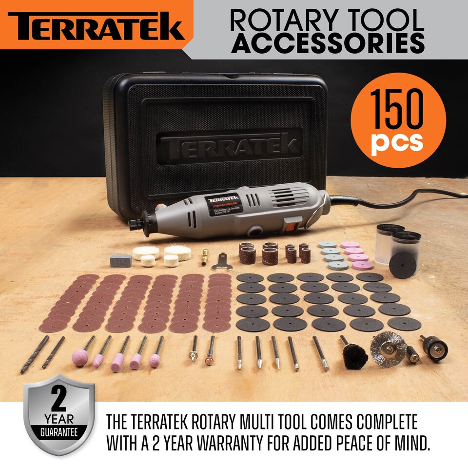 image 1 of Terratek Rotary Multi Tool 150pcs with Carry Case