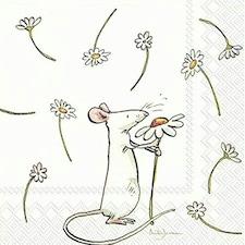 IHR A Daisy For You Cocktail Napkins 25cm 3ply 20 Pack