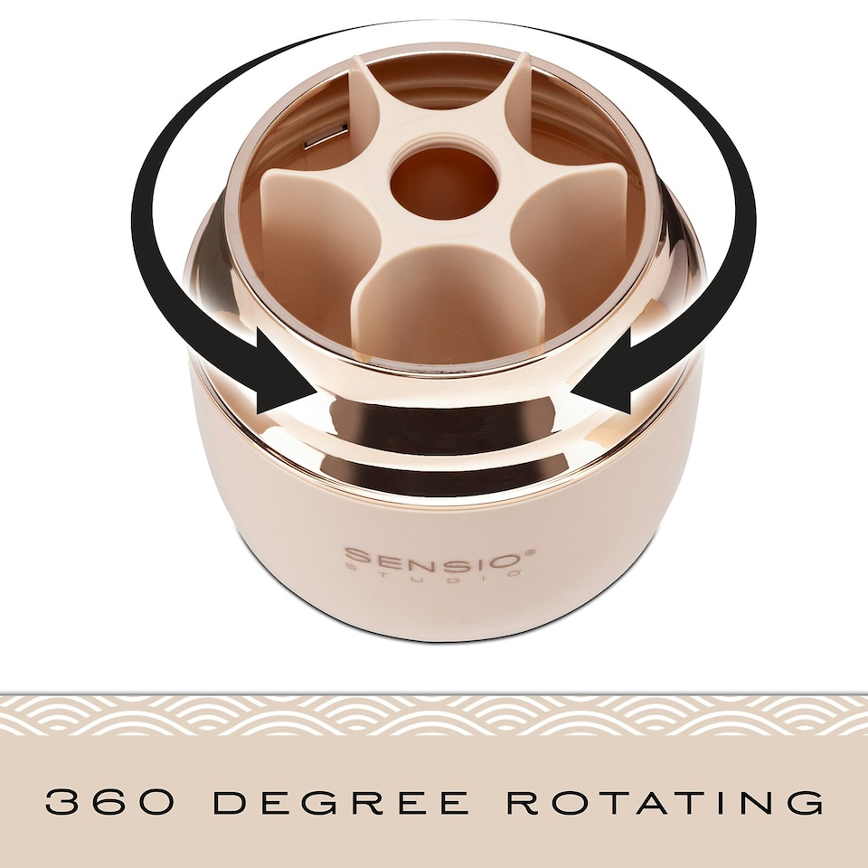 image 1 of Sensio Makeup Brush Storage Jar | Cream