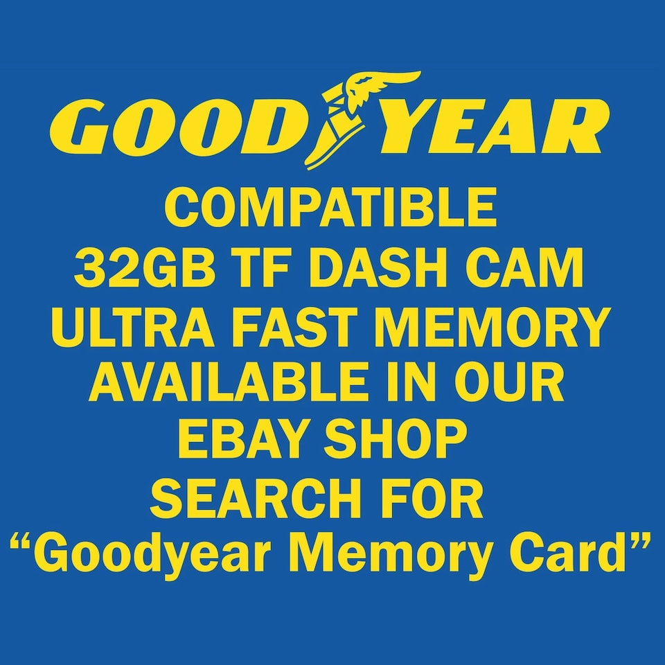 image 1 of Goodyear Mini HD Dash Cam Car DVR Camera Video Recorder Motion Detection Sensor