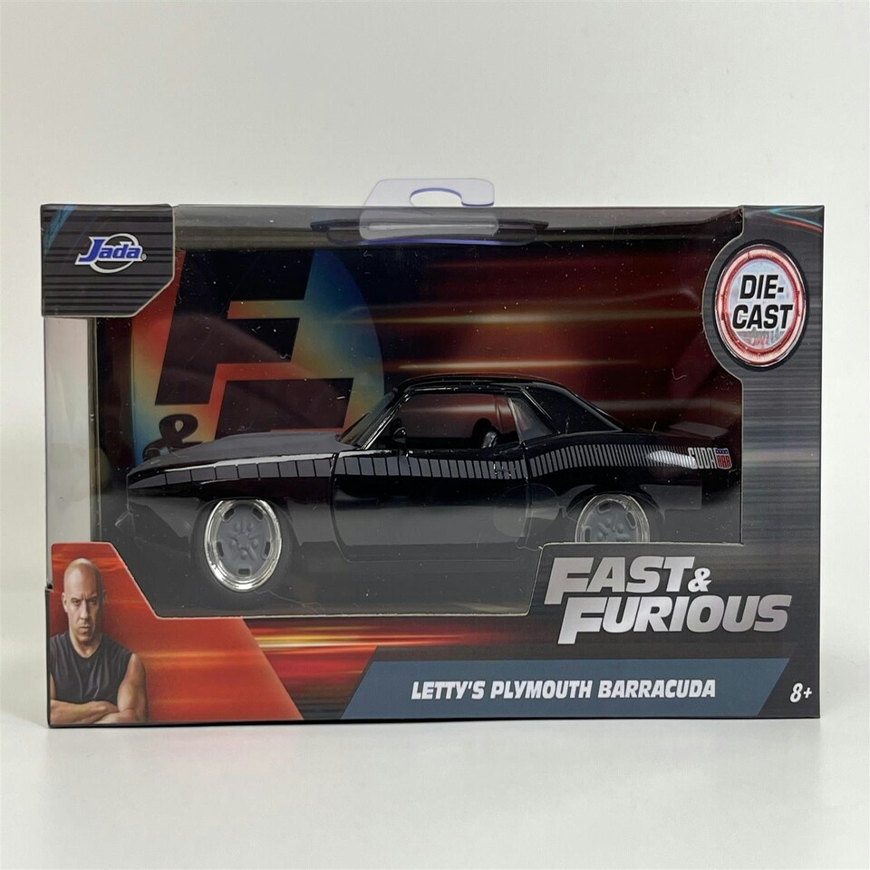 image 1 of Fast and Furious Letty's Plymouth Barracuda 1:32 Jada 97206
