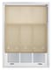 image 4 of FURNISHED Roller Blinds Daylight Square Eyelet Light Filtering Easy Fit Trimmable Window Shade | Brown | Cappuccino