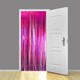 image 1 of Holographic Hot Pink Foil Door Curtain Backdrop 92cm x 244cm - Pack of 5