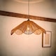 image 3 of ValueLights Farai Natural Woven Rope Wave Ceiling Shade | Brown