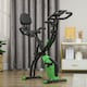 image 2 of HOMCOM 2-In-1 Folding Exercise Bike with 8-Level Magnetic Resistance Green