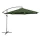 image 1 of Apollo 3m Banana Cantilever Parasol with Built in LED Lights Green | Green