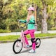 image 6 of HOMCOM Teen Scooter Adjustable Height Dual Brakes Rubber Wheels Kickstand, Pink