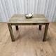 image 5 of Dining Table Brown Wood Kitchen Place for 4 Seats, Dining Table Only (Brown H 75 x L 117 x W 77 cm) Brown