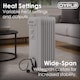 image 3 of 2000W 9 Fin Portable Oil Filled Radiator Electric Heater