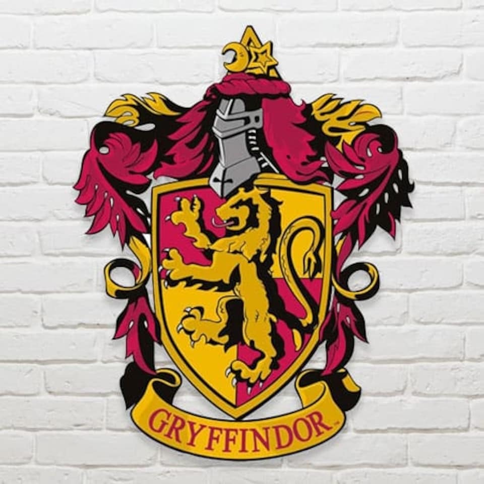 Harry Potter Wizarding World Gryffindor Emblem Wall Art Cutout 61cm