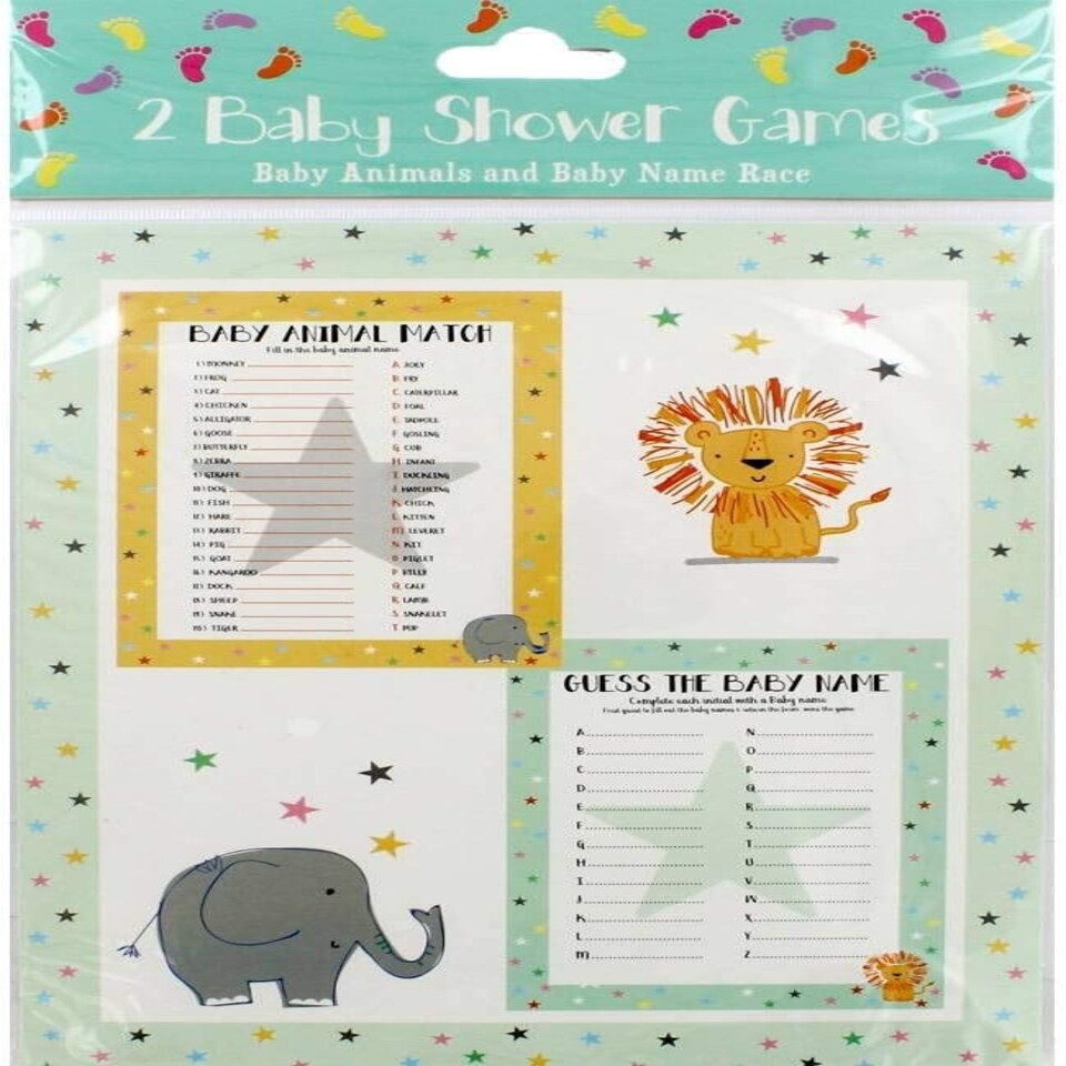 image 1 of Pack of 24 Baby Animal & Name Race Game