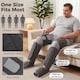 image 5 of HOMCOM Leg Massagers for Pain and Circulation, Foot Massager with Heat