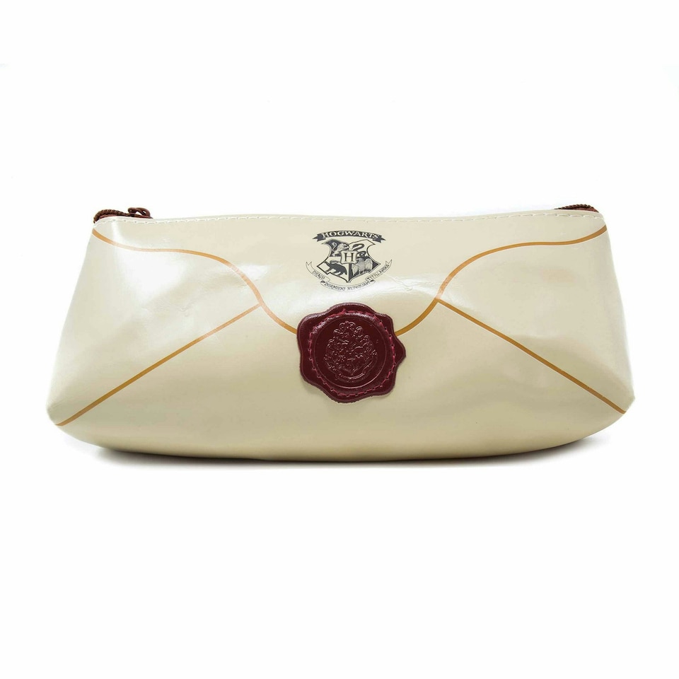 image 1 of Harry Potter Official Hogwarts Letter Pencil Case - Cream - One Size