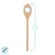 image 3 of Argon Tableware Wooden Cooking Spoons - 30cm - Pack of 12
