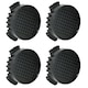 image 8 of SPARES2GO Odour Carbon Filters for Miele KWNS28462E Fridge Freezer (Pack of 4) Black