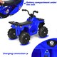 image 9 of COSTWAY Kids Ride-On Car 6V Battery Powered ATV Blue