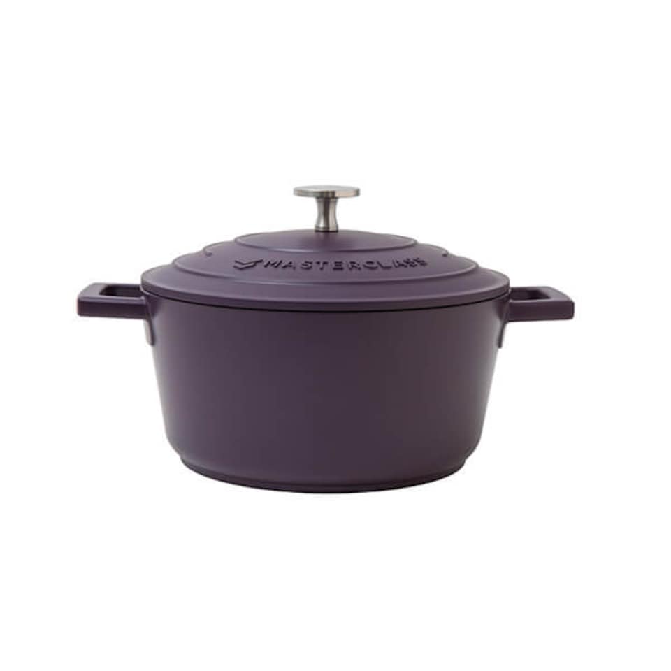 image 1 of MasterClass Cast Aluminium 2.5L Casserole Dish Purple
