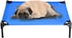 image 3 of Actiaspet Elevated Dog Bed Oxford Mesh Pet Cot Indoor or Outdoor (Blue, Medium)