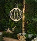 image 4 of LED Copper Wire Sphere - Outdoor, Inc Timer