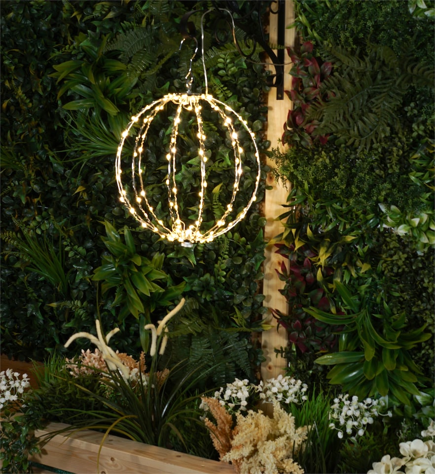 image 1 of LED Copper Wire Sphere - Outdoor, Inc Timer