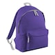 image 1 of Bagbase Junior Fashion Backpack / Rucksack (14 Litres) - Purple/Light Grey - One Size