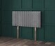image 1 of Grey Velvetto Apollo Headboard | Grey | 3FT Single 26"inch Headboard