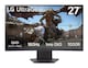 image 1 of LG UltraGear Curved Gaming Monitor 27GS60QC, 27 inch, 1440p, 180Hz, 1ms Response Time, VA Panel, AMD FreeSync, Smart Energy Saving, DisplayPort, HDMI | Black | Black | 68.6 cm (27")