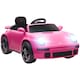 image 1 of AIYAPLAY Licensed RUF CTR 2017-Yellowbird Electric Car for Kids, Ride On Car 12V Battery Powered Kids Electric Vehicle with Remote Control, Soft Start, MP3 Player, LED Lights, Horn | Pink