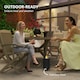 image 7 of Outsunny Stainless Steel Smokeless Wood Burning Firepit Garden Fire Pit